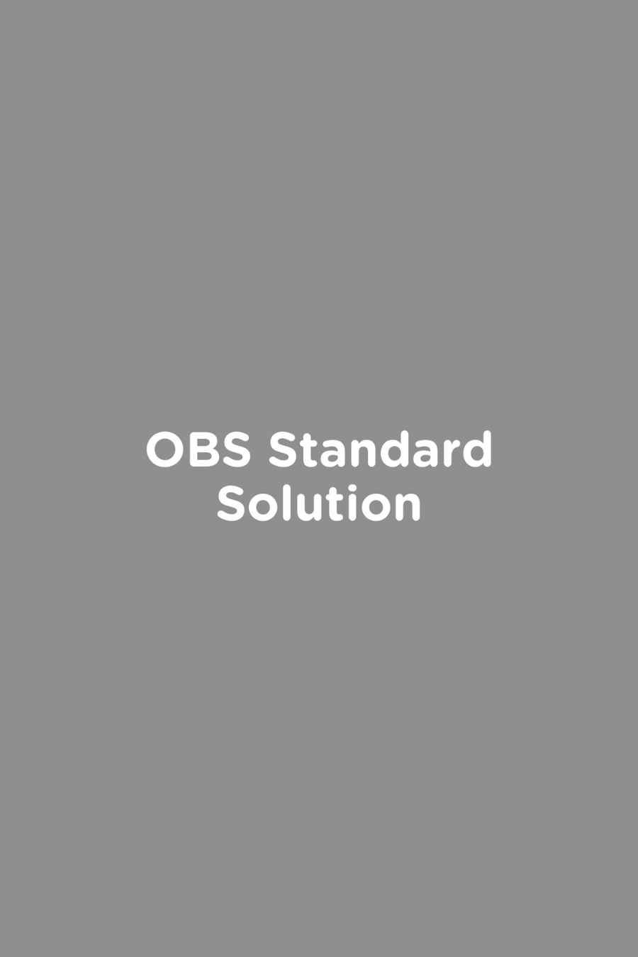 OBS-standaardoplossing